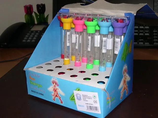 Toy pen with soap bubbles 4 in 1