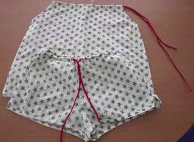 Pyjama set and girl's nightgown
