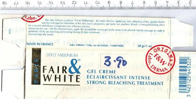Skin lightening product "Gel Crème Eclaircissant i