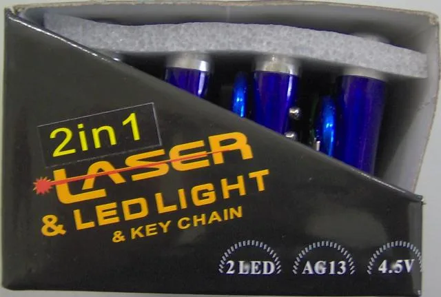 Laser pointer key-ring