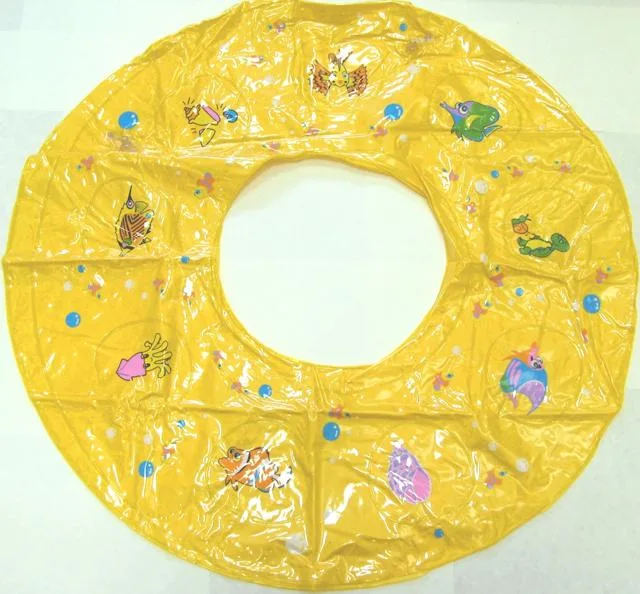Inflatable swim ring