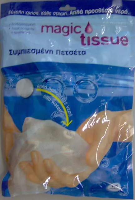 Wet wipes "Compressed wet wipes"
