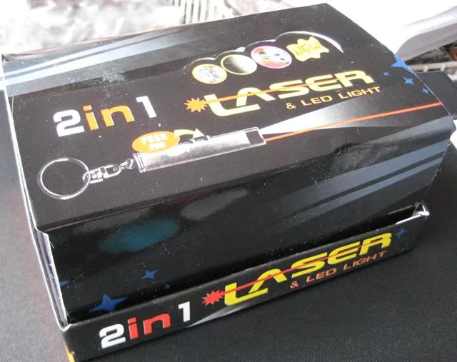 Laser pointer "Key-ring 2 in Laser & Led Light"