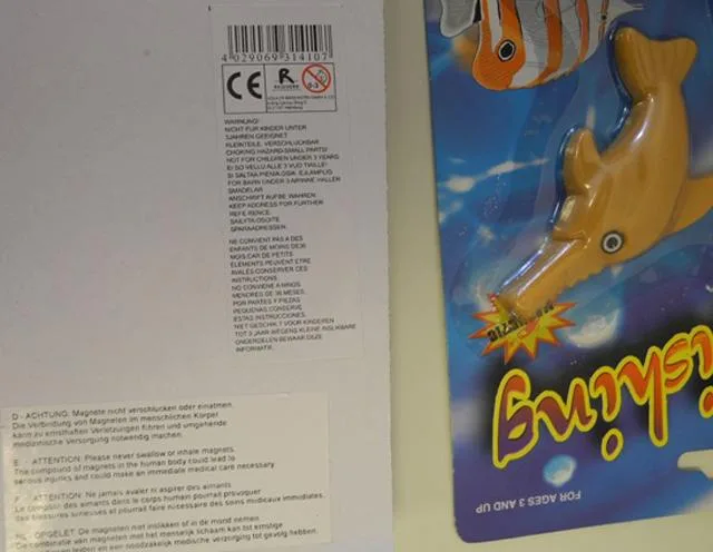 Magnetic fishing set