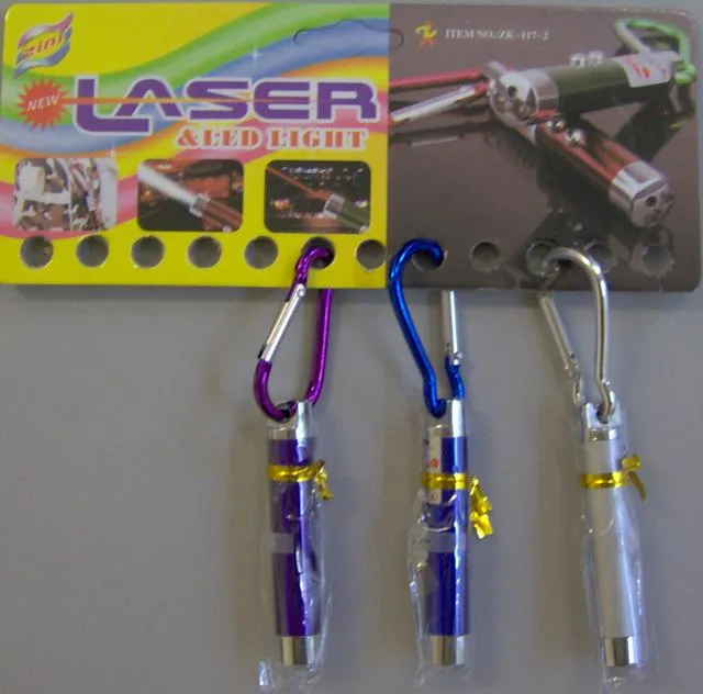 Laser pointer key-holder "New laser & Led Light"