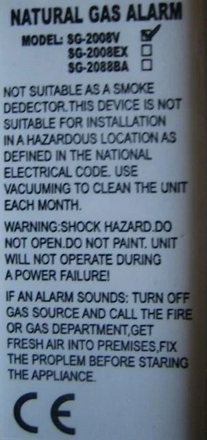 Gas detector / alarm