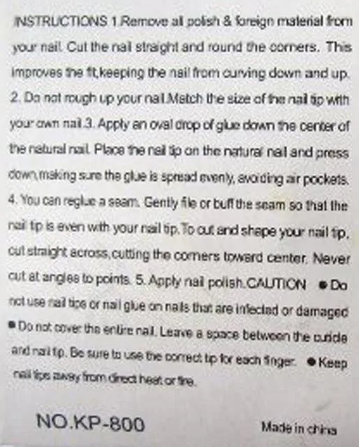 False nails