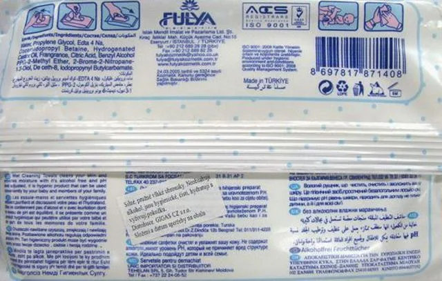 Baby wet wipes