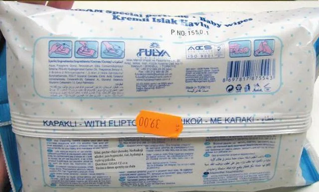 Baby wet wipes