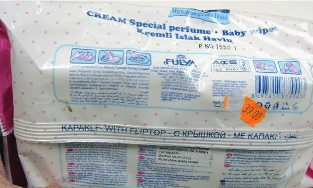 Baby wet wipes