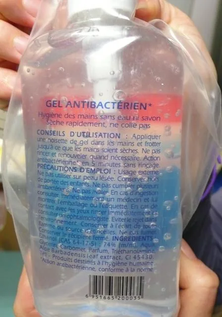 Antibacterial gel – Water-alcohol gel