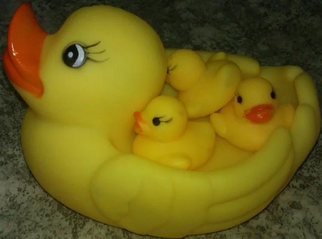 Plastic ducks