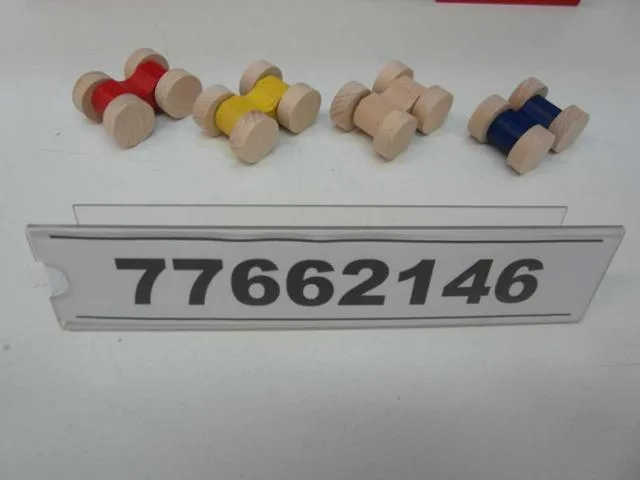 Toy wooden ramp