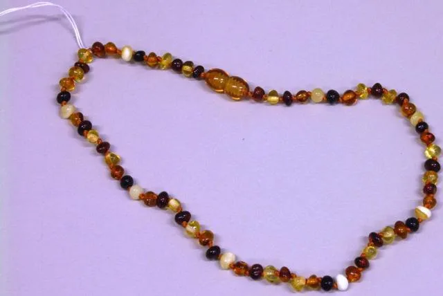 Amber necklace for babies