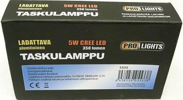 Rechargeable torch