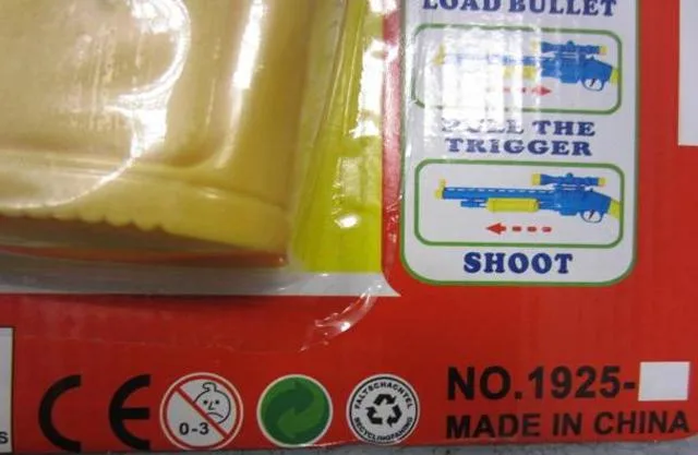 Toy bow and rifle