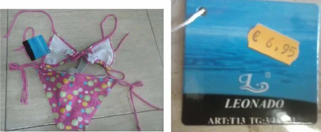 Girls' bikinis