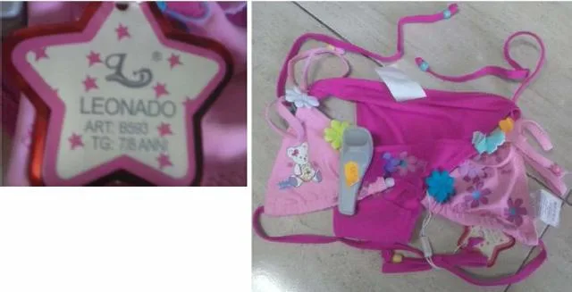 Girls' bikinis
