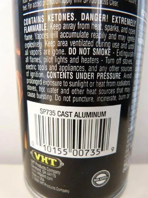 Brake caliper spray paint