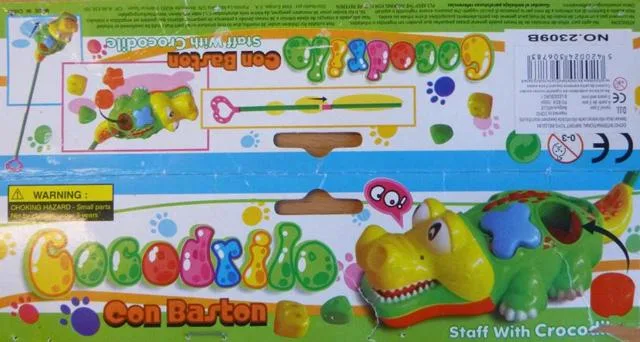 Plastic crocodile