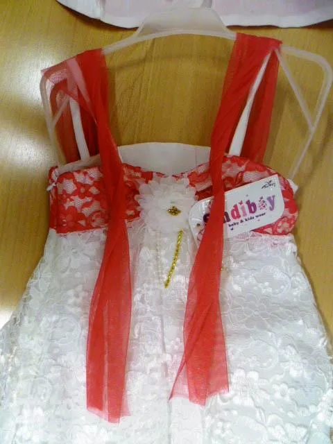 Girls' clothing set (dress and bolero)