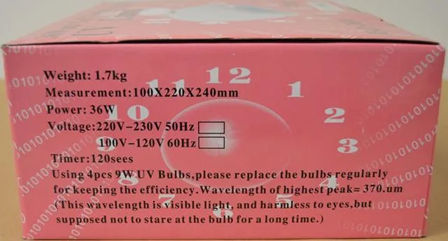 UV lamp for nails