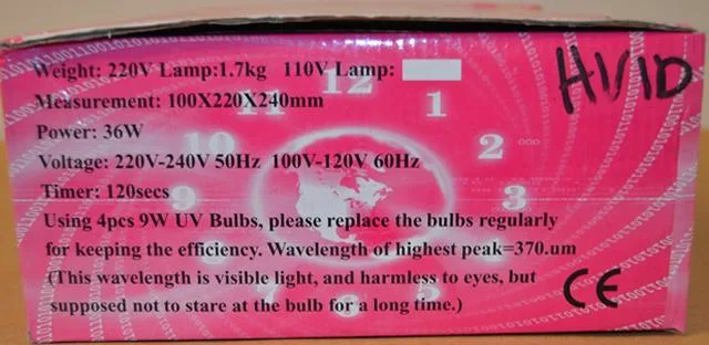 UV lamp for nails