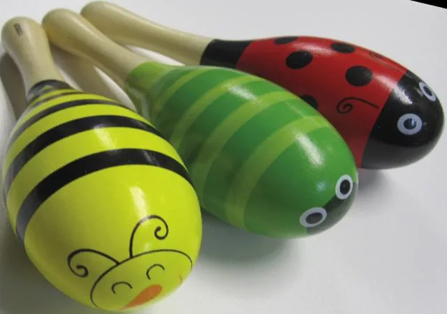 Wooden maracas