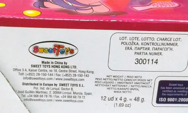 Plastic horse with sweets
