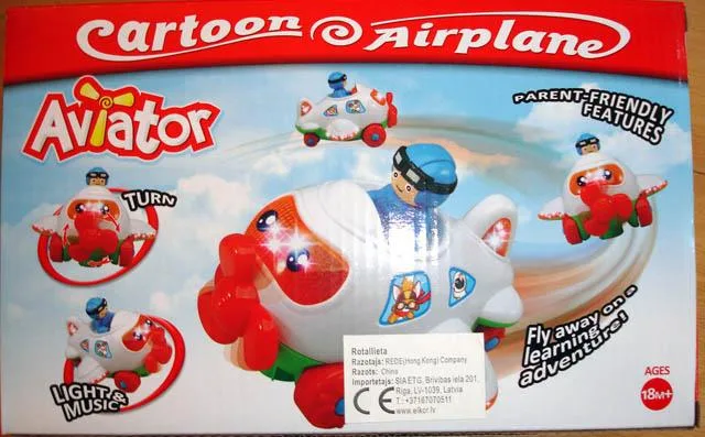 Battery operated toy - airplane