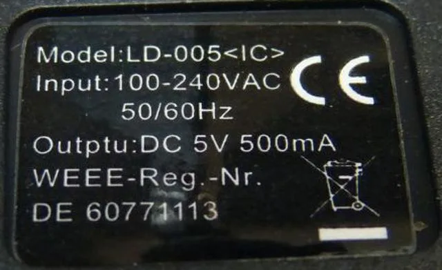 MP3 player with battery charger