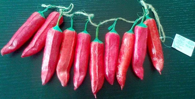 Decorative fruit and vegetables