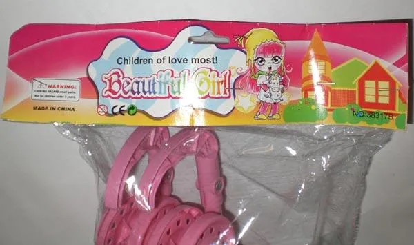 Toy pushchair with doll