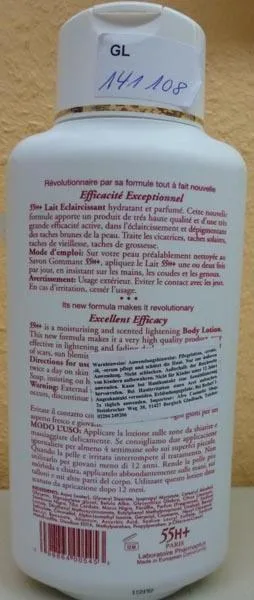 Skin lightening product