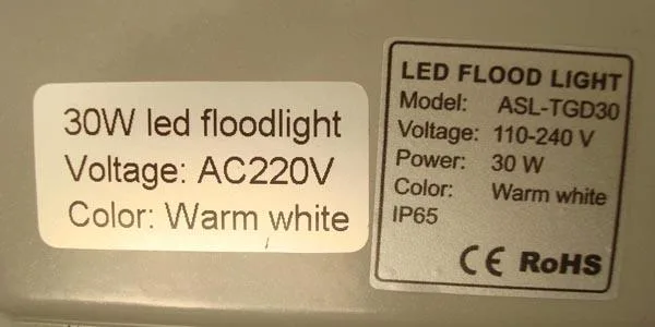 LED floodlight