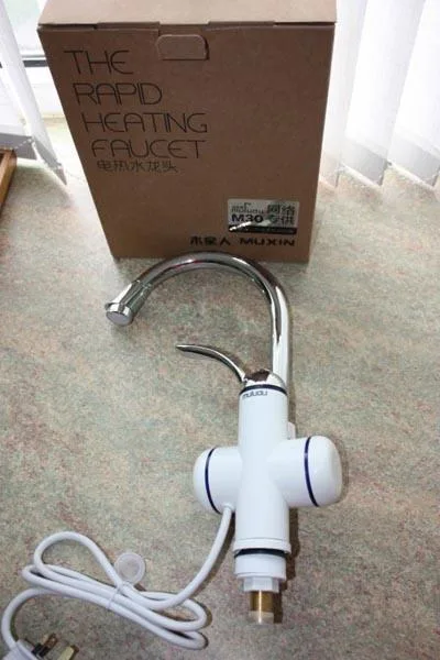 Electric water heater / mixer tap
