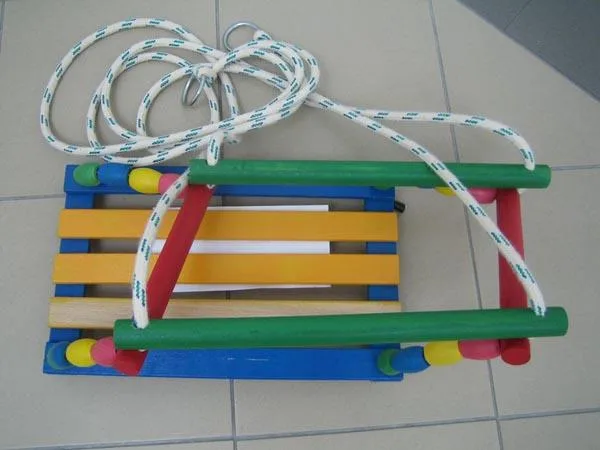 Wooden swing