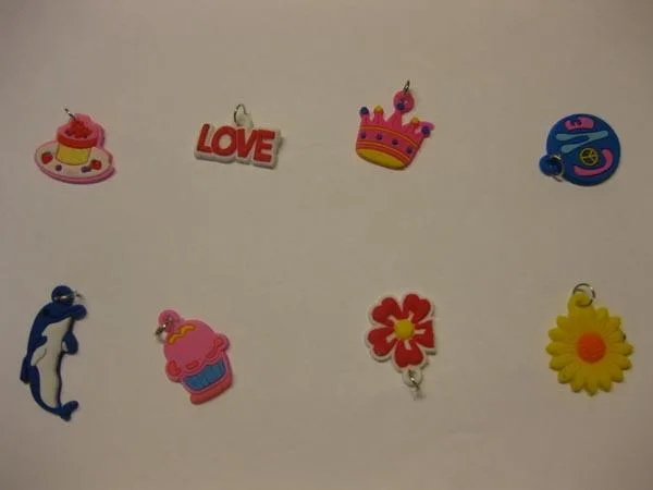 Loom bands with charms