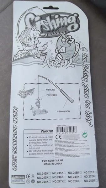 Magnetic fishing toy