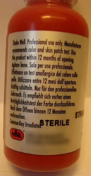 Tattoo ink/permanent make-up