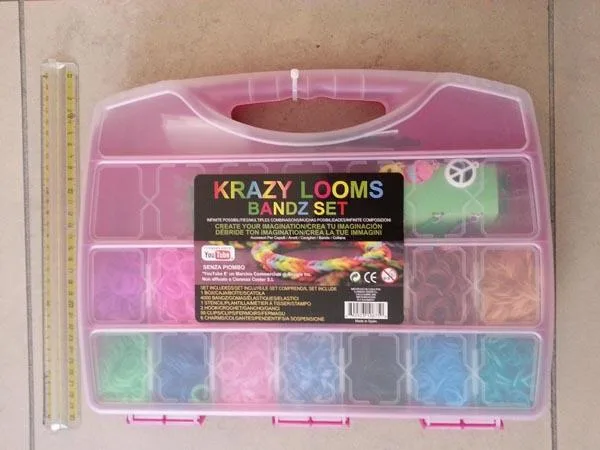 Loom bands with charms