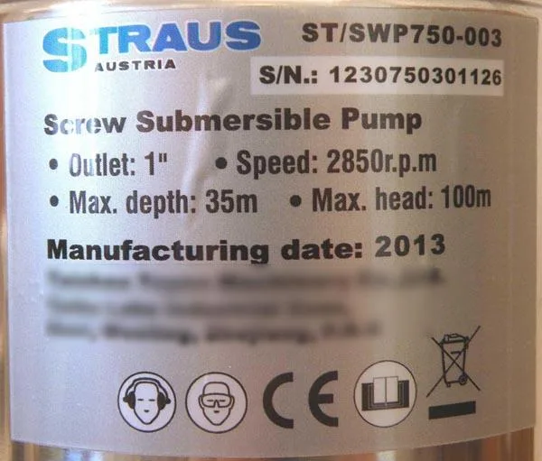 Submersible pump