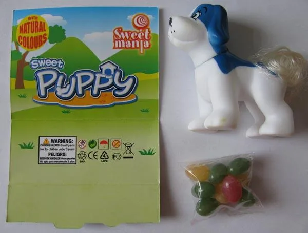 Toy with sweets
