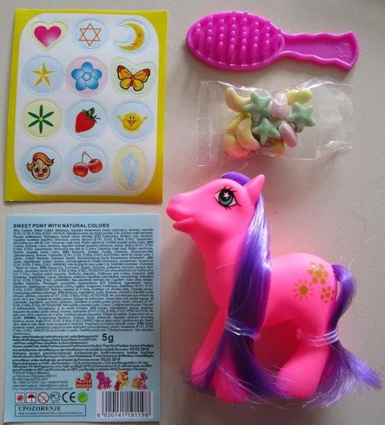 Plastic toy pony