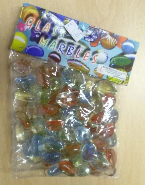 Decorative glass stones