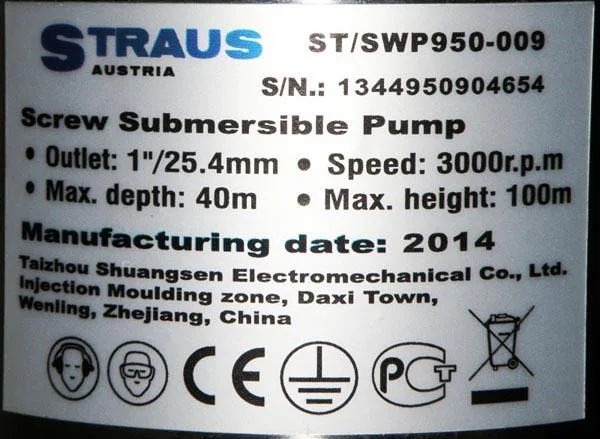 Submersible pump