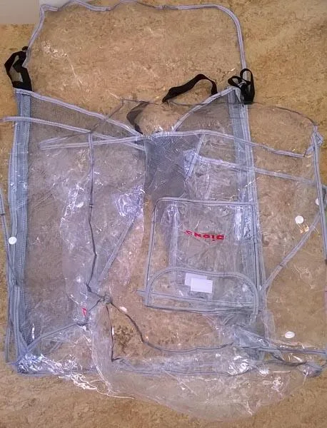 Rain cover for pushchair
