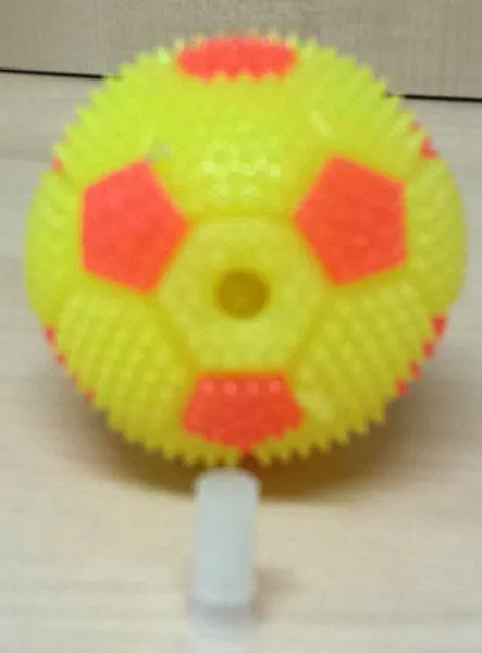 Plastic ball with spikes