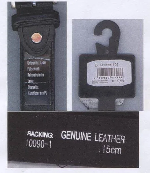 Leather belt