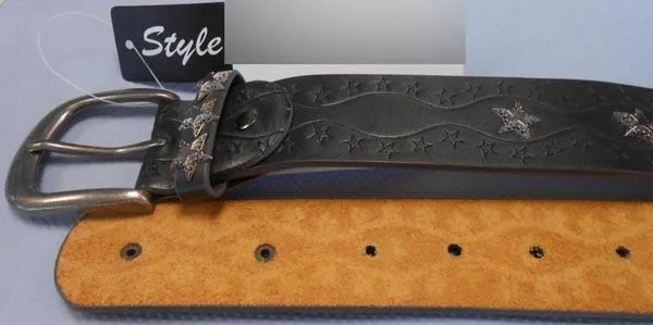 Leather belt